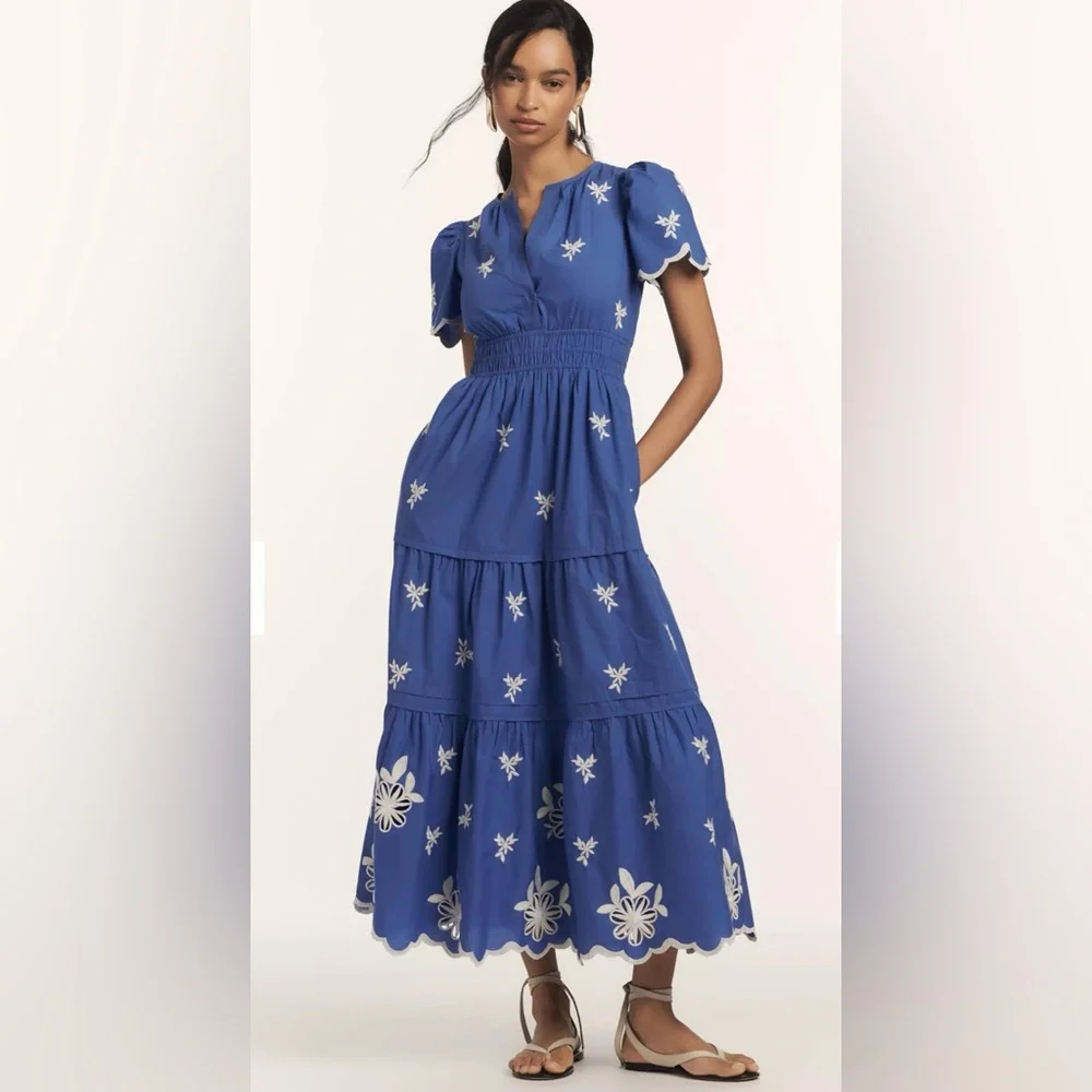 NEW! ❤️Anthropologie❤️ Somerset Maxi Dress - Picture 1 of 11